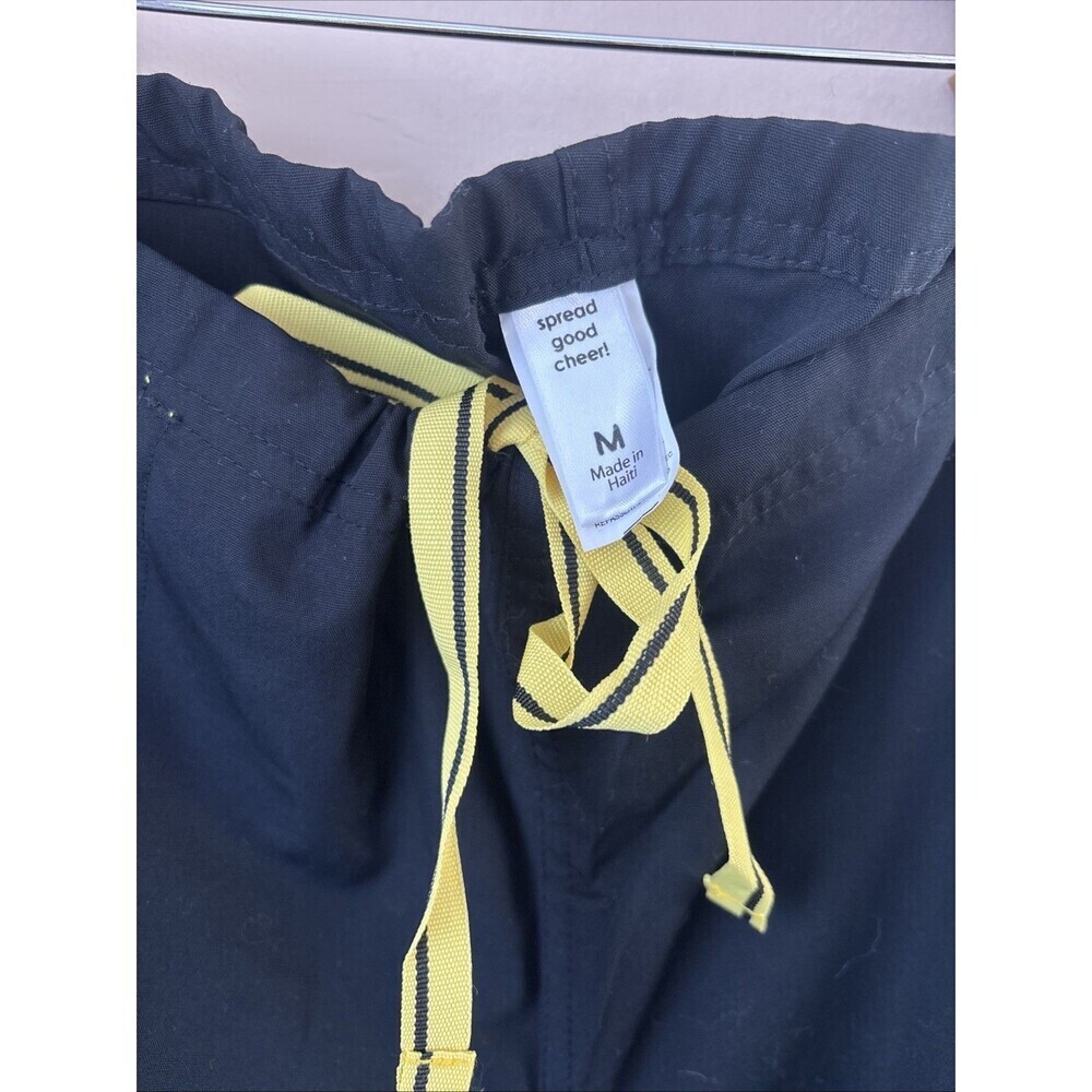 WonderWink 5006 Origin Unisex Scrub Pants M Black Drawstring Medical NWT - Picture 5 of 7